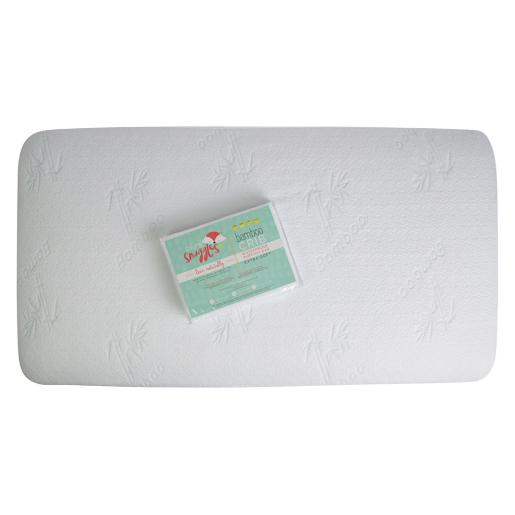 Bamboo Crib Mattress Protector or Toddler Bed Pad